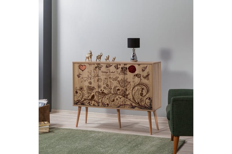 Vellavie Skjenk Vintage Label - Mønstret - Oppbevaring - Oppbevaringsmøbler - Sideboard & skjenker