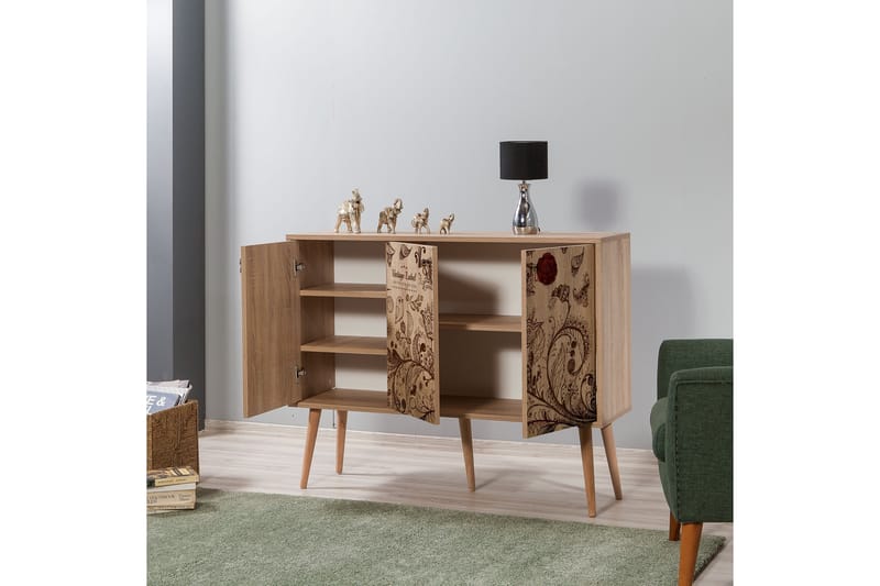 Vellavie Skjenk Vintage Label - Mønstret - Møbler - Bord - Avlastningsbord