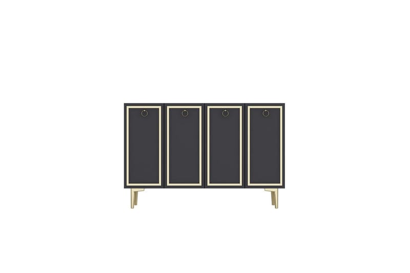 Velorae Konsollbord 120 cm, Antrasitt/Gull