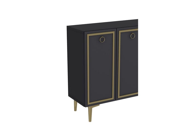 Velorae Konsollbord 120 cm - Antrasitt/Gull - Møbler - Bord - Avlastningsbord - Gangbord