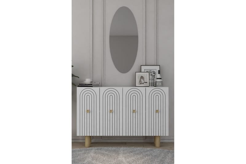 Velorae Konsollbord 120 cm - Hvit - Møbler - Bord - Avlastningsbord - Gangbord