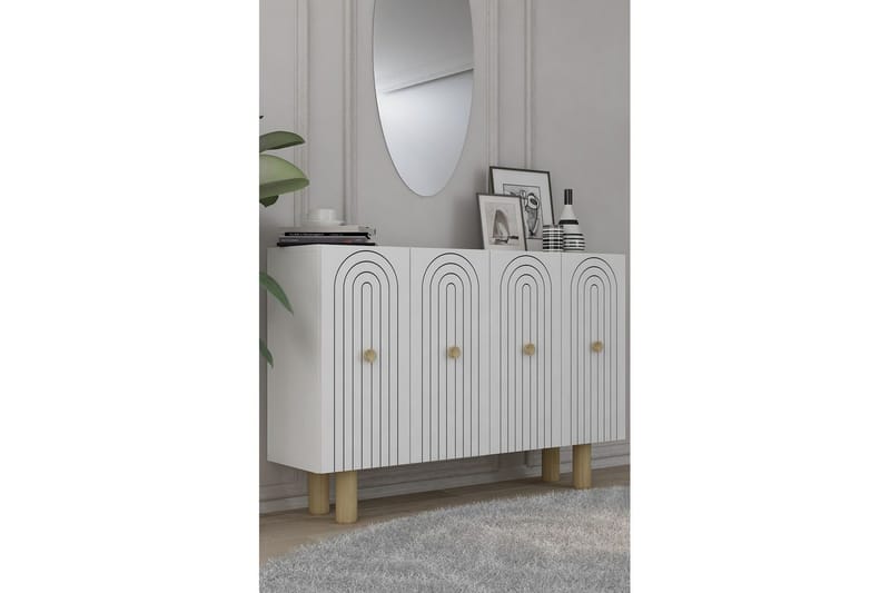 Velorae Konsollbord 120 cm - Hvit - Møbler - Bord - Avlastningsbord - Gangbord