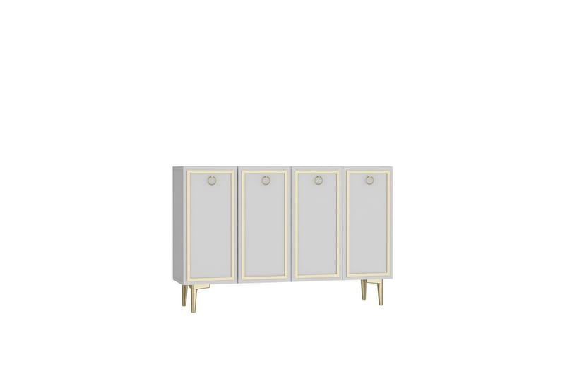 Velorae Konsollbord 120 cm - Hvit/Gull - Møbler - Bord - Avlastningsbord - Gangbord