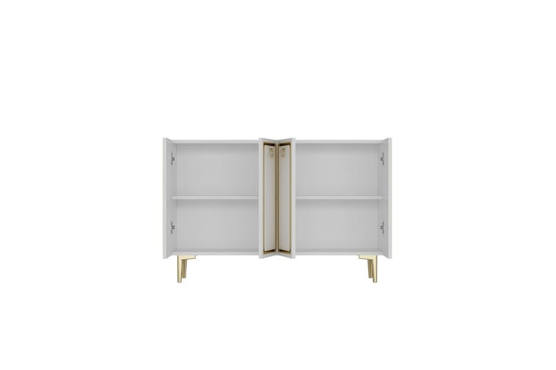 Velorae Konsollbord 120 cm - Hvit/Gull - Møbler - Bord - Avlastningsbord - Gangbord