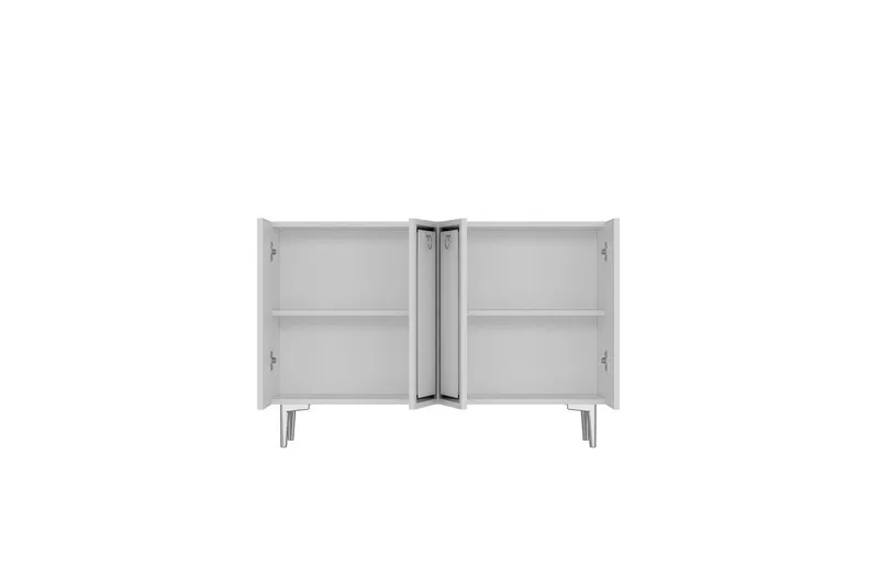 Velorae Konsollbord 120 cm - Hvit/Sølv - Møbler - Bord - Avlastningsbord - Gangbord