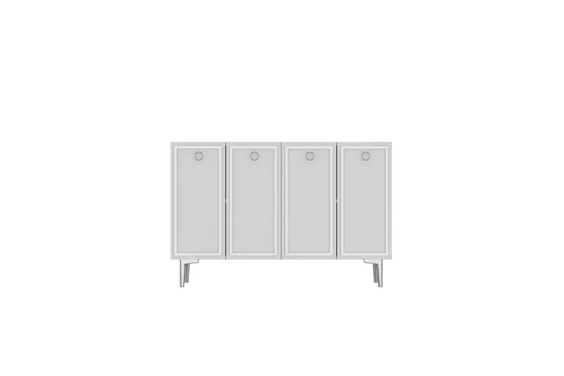 Velorae Konsollbord 120 cm - Hvit/Sølv - Møbler - Bord - Avlastningsbord - Gangbord