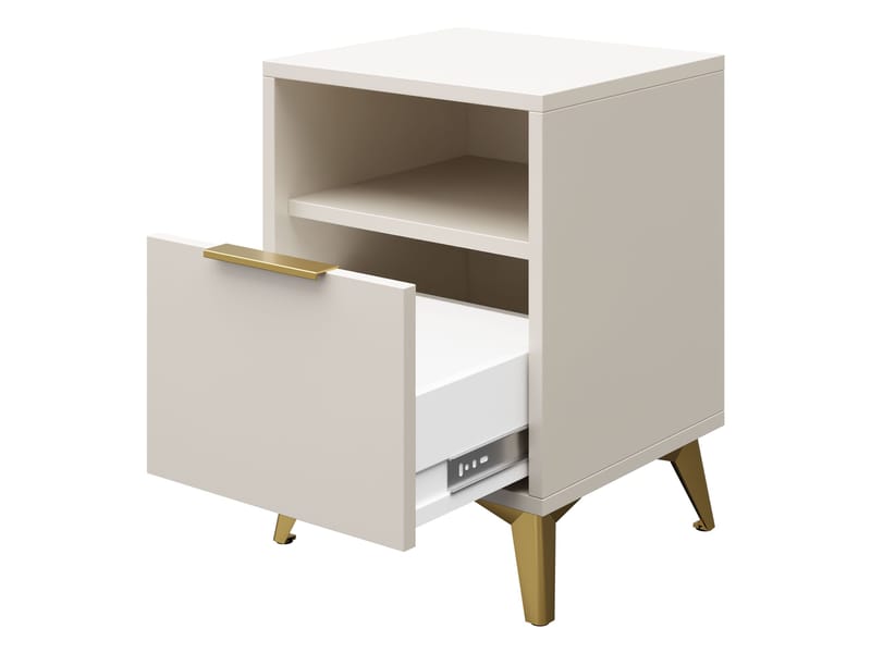 Vemdalen Nattbord 44 cm - brun - Møbler - Bord - Avlastningsbord - Sengebord & nattbord