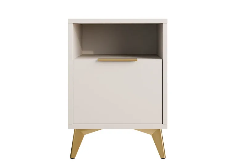 Vemdalen Nattbord 44 cm, Sand beige