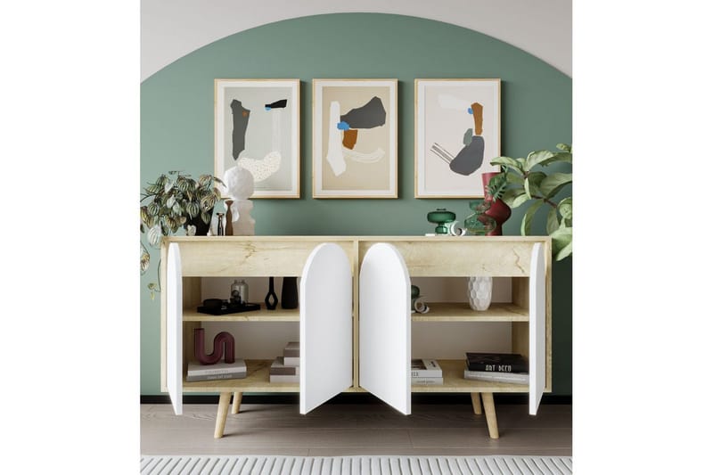 Venezia Konsollbord 150 cm - Brun/Hvit - Møbler - Bord - Avlastningsbord - Gangbord