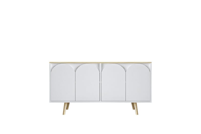 Venezia Konsollbord 150 cm, Brun/Hvit