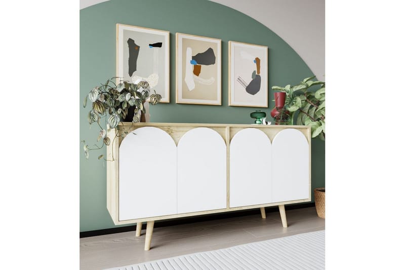 Venezia Konsollbord 150 cm - Brun/Hvit - Møbler - Bord - Avlastningsbord - Gangbord