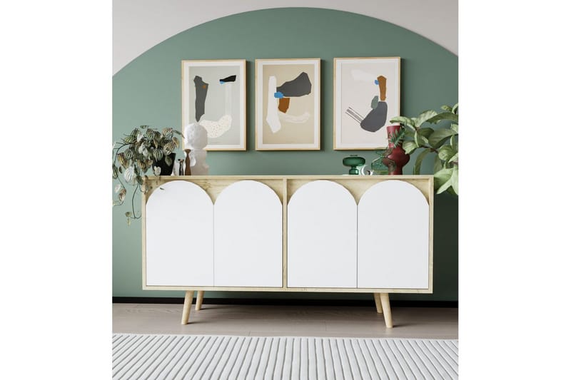 Venezia Konsollbord 150 cm - Brun/Hvit - Møbler - Bord - Avlastningsbord - Gangbord