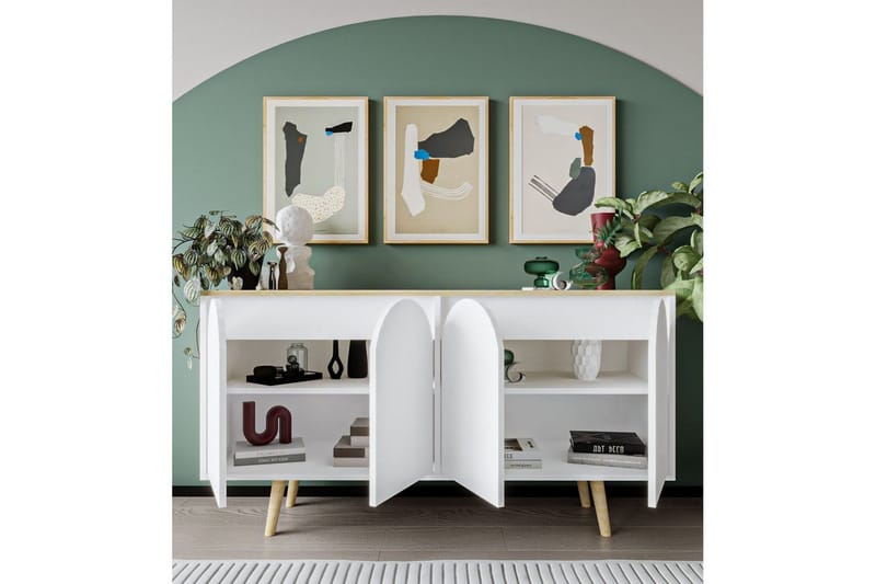 Venezia Konsollbord 150 cm - Brun/Hvit - Møbler - Bord - Avlastningsbord - Gangbord