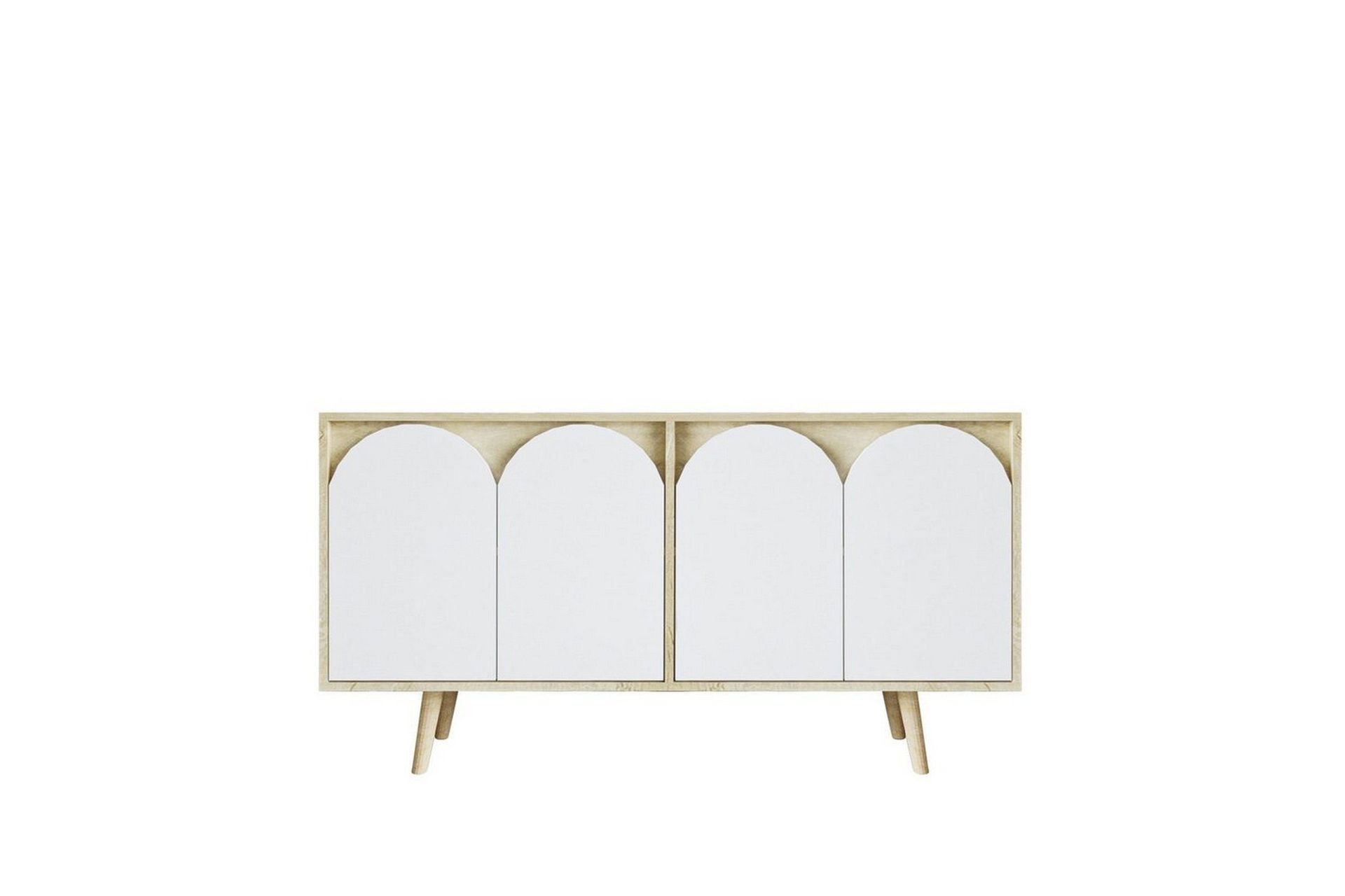 Venezia Konsollbord 150 cm - Brun/Hvit
