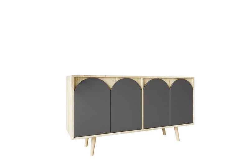 Venezia Konsollbord 150x150 cm - Brun/Antrasitt - Møbler - Bord - Avlastningsbord - Gangbord