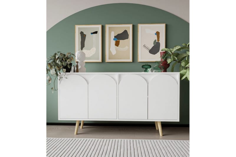 Venezia Konsollbord 150x150 cm - Hvit - Møbler - Bord - Avlastningsbord - Gangbord