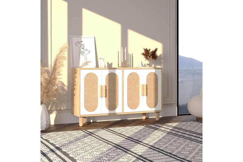 Veradia Konsollbord 120 cm - Eik/Valnøtt - Møbler - Bord - Avlastningsbord - Gangbord