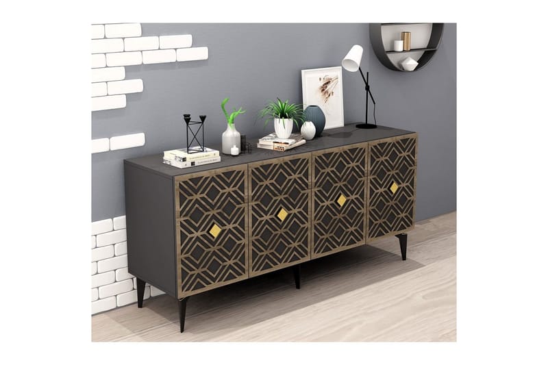 Veya Konsollbord 150 cm - Antrasitt - Møbler - Bord - Avlastningsbord - Gangbord