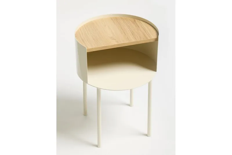 Veyric Sidebord 40 cm - Krem - Møbler - Bord - Avlastningsbord - Lampebord & sidebord