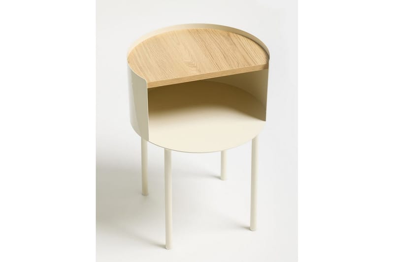 Veyric Sidebord 40 cm - Krem - Møbler - Bord - Avlastningsbord - Lampebord & sidebord