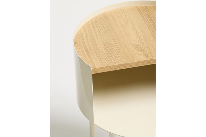 Veyric Sidebord 40 cm - Krem - Møbler - Bord - Avlastningsbord - Lampebord & sidebord