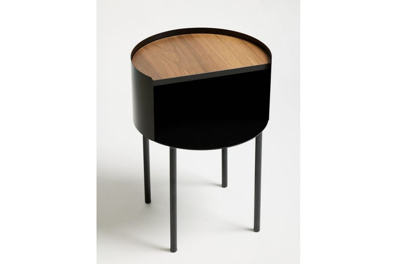 Veyric Sidebord 40 cm - Sort - Møbler - Bord - Avlastningsbord - Lampebord & sidebord