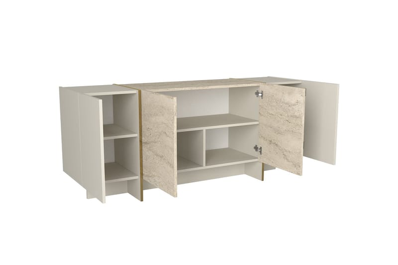 Veyron Konsollbord 180 cm - Beige/Sandstein - Møbler - Bord - Avlastningsbord - Gangbord
