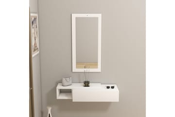 Vien Sidebord 82 cm - Hvit - Møbler - Bord - Avlastningsbord - Lampebord & sidebord