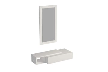 Vien Sidebord 82 cm - Hvit - Møbler - Bord - Avlastningsbord - Lampebord & sidebord