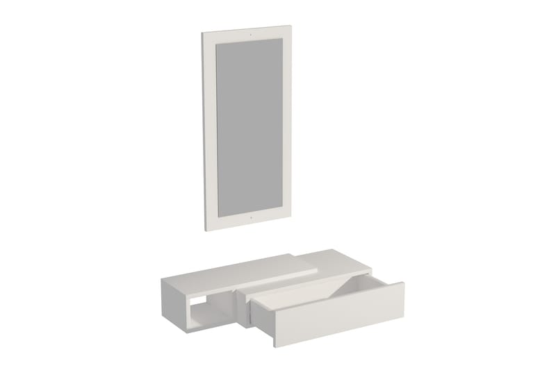 Vien Sidebord 82 cm - Hvit - Møbler - Bord - Avlastningsbord - Lampebord & sidebord