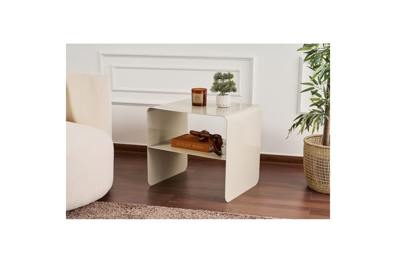 Vino Sidebord 45 cm - Taupe - Møbler - Bord - Avlastningsbord - Lampebord & sidebord