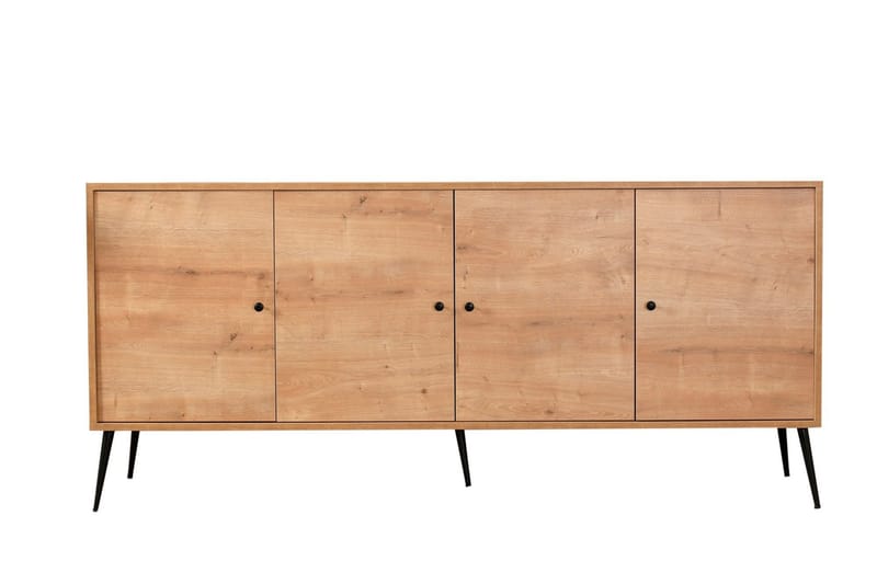 Violena Konsollbord 180 cm - Eik/Svart - Møbler - Bord - Avlastningsbord - Gangbord