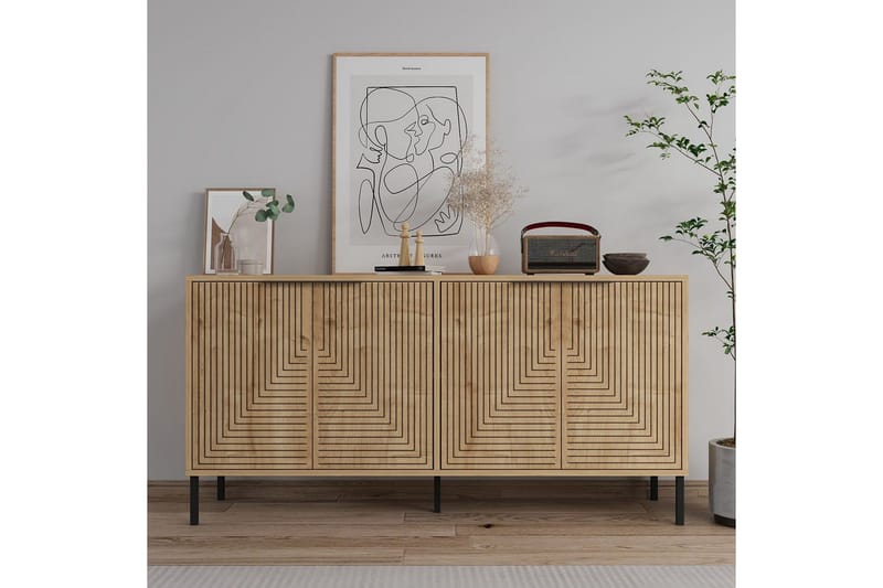 Vionis Konsollbord 150 cm - Eik - Møbler - Bord - Avlastningsbord - Gangbord