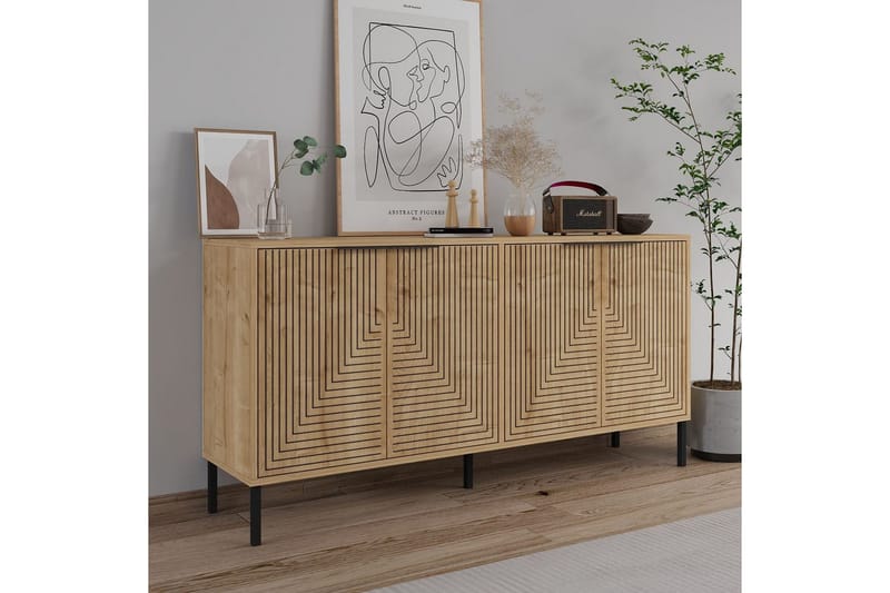 Vionis Konsollbord 150 cm - Eik - Møbler - Bord - Avlastningsbord - Gangbord