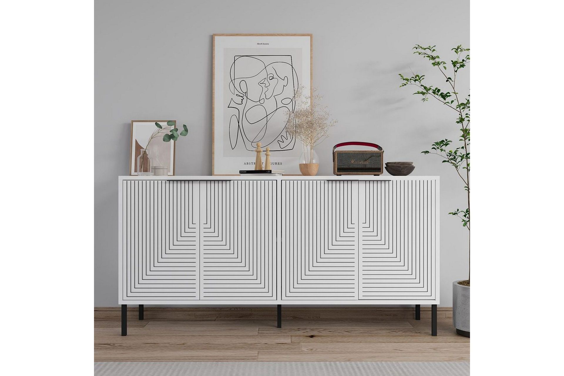 Vionis Konsollbord 150 cm - Hvit