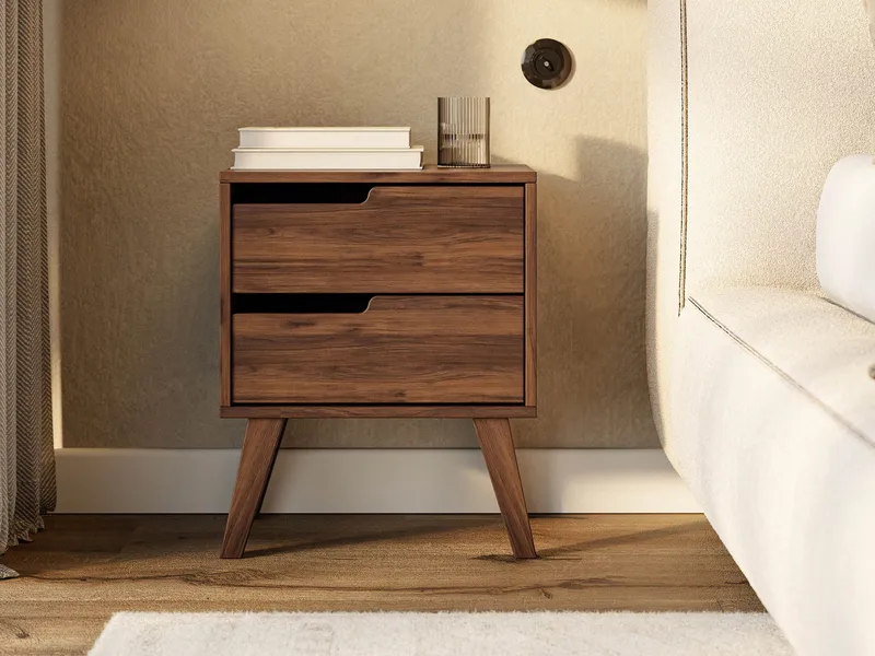 Virello Nattbord 45 cm - brun - Møbler - Bord - Avlastningsbord - Sengebord & nattbord