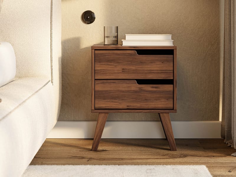 Virello Nattbord 45 cm - brun - Møbler - Bord - Avlastningsbord - Sengebord & nattbord
