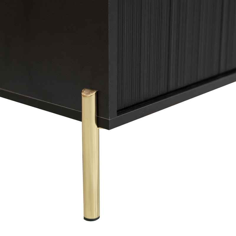 Virmani Nattbord 47 cm - Svart - Møbler - Bord - Avlastningsbord - Sengebord & nattbord