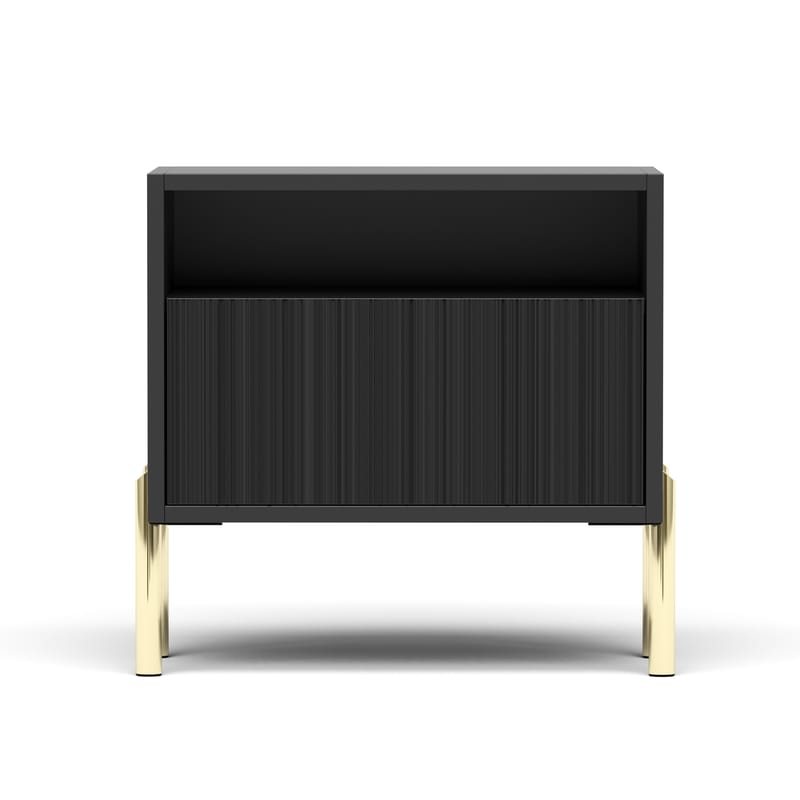 Virmani Nattbord 47 cm - Svart - Møbler - Bord - Avlastningsbord - Sengebord & nattbord