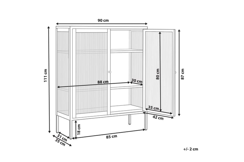 Vitrine Lerryn - Møbler - Bord - Avlastningsbord - Gangbord