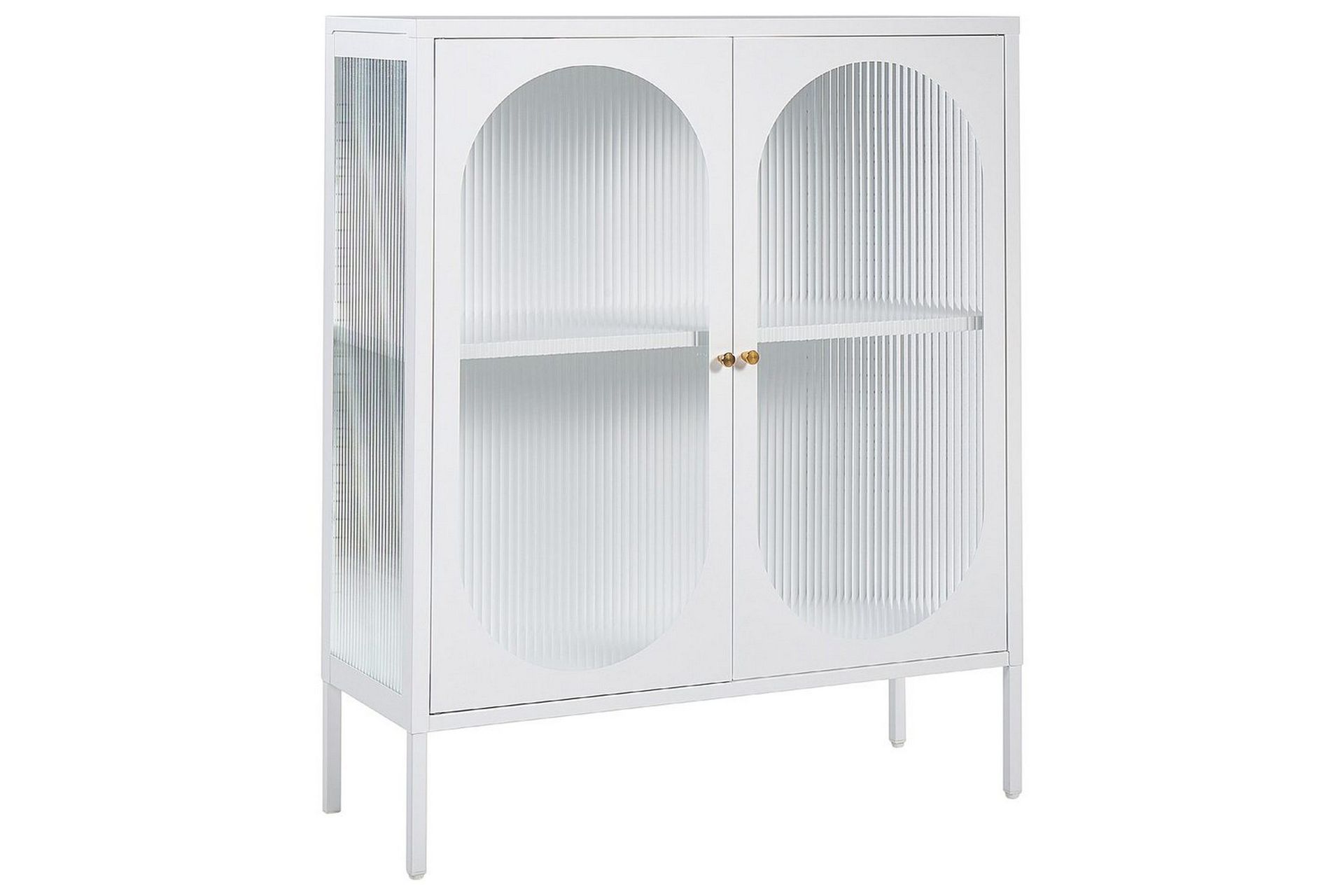 Vitrine Sarre Hvit, gull - Hvit, gull