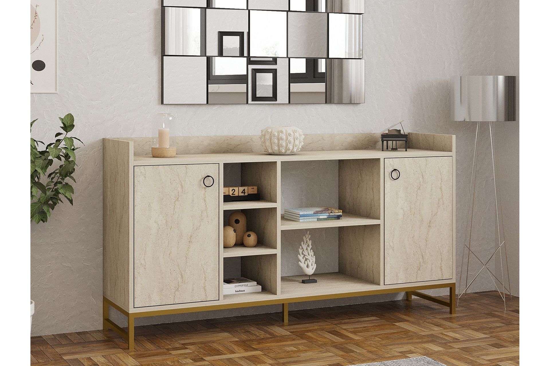 Vuslat Konsollbord 160 cm - Beige - Møbler - Bord - Avlastningsbord - Gangbord