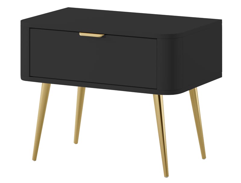 Walia Nattbord 63 cm - Svart - Møbler - Bord - Avlastningsbord - Sengebord & nattbord