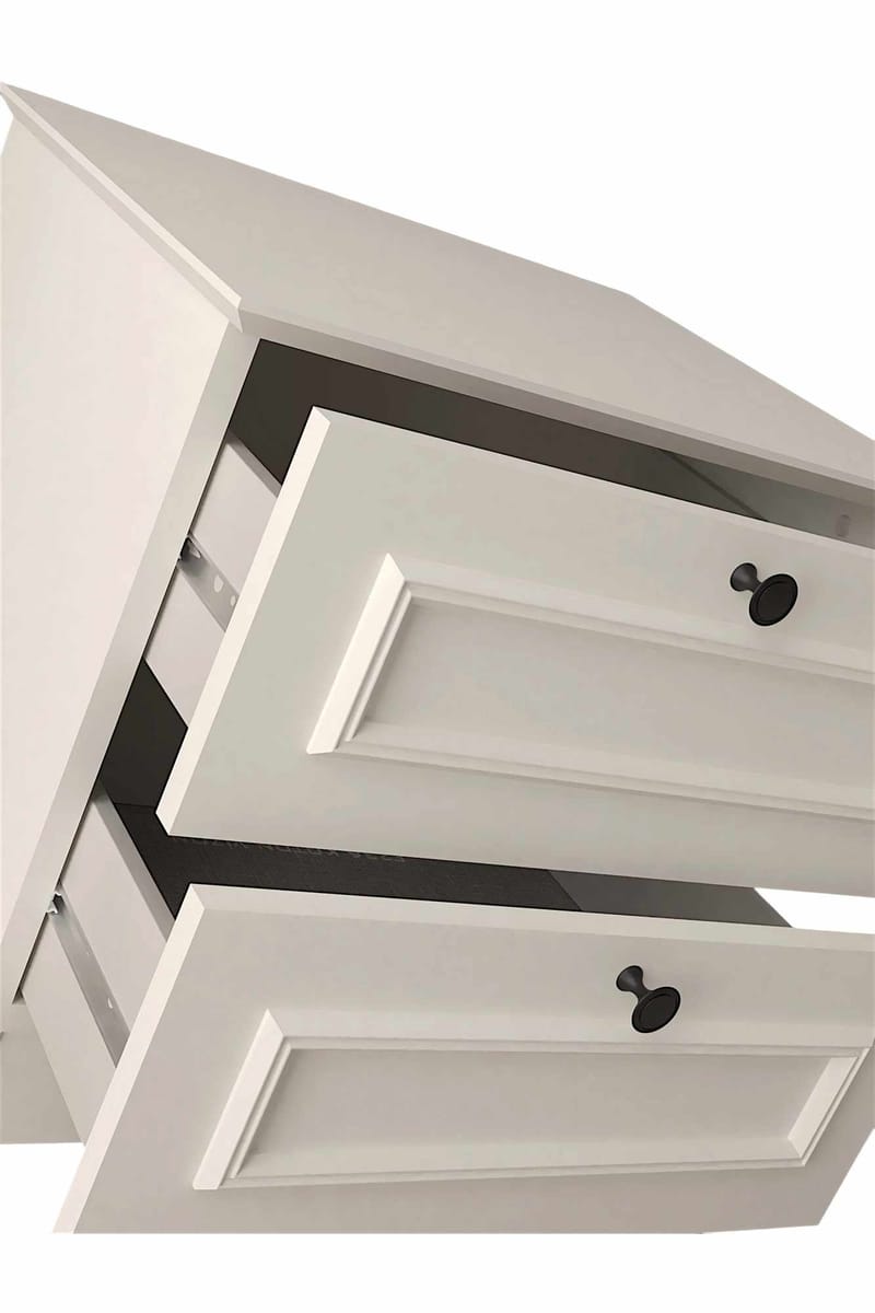 Wonthaggi nattbord 52 cm - Hvit - Møbler - Bord - Avlastningsbord - Sengebord & nattbord