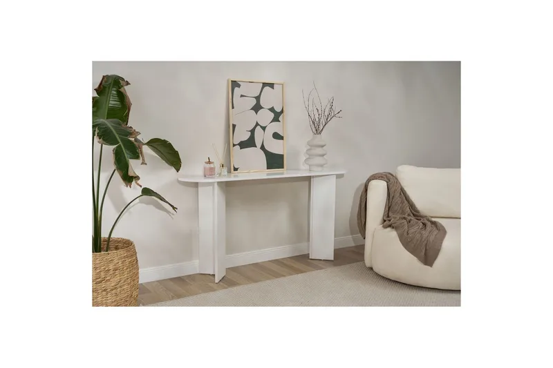 Yeno Konsollbord 150 cm - Hvit - Møbler - Bord - Avlastningsbord - Gangbord