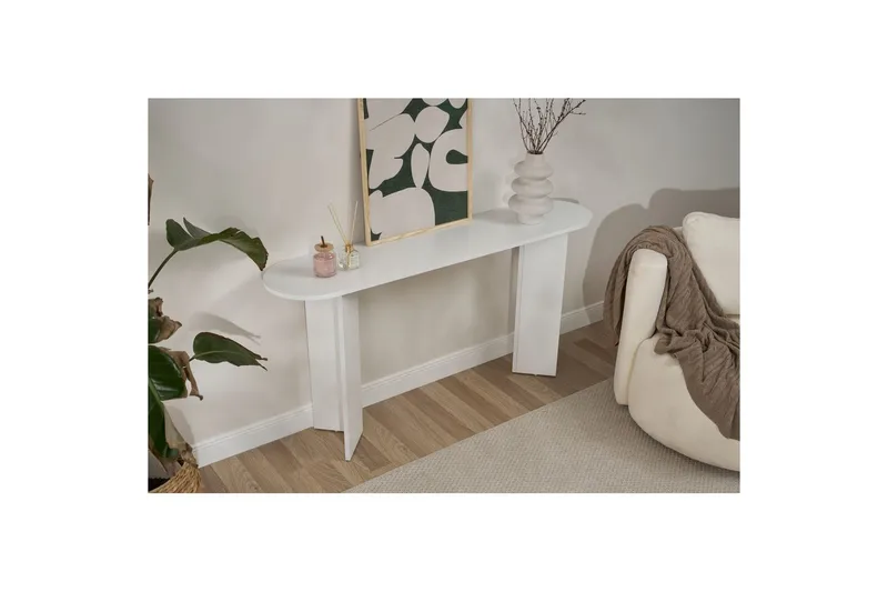 Yeno Konsollbord 150 cm - Hvit - Møbler - Bord - Avlastningsbord - Gangbord