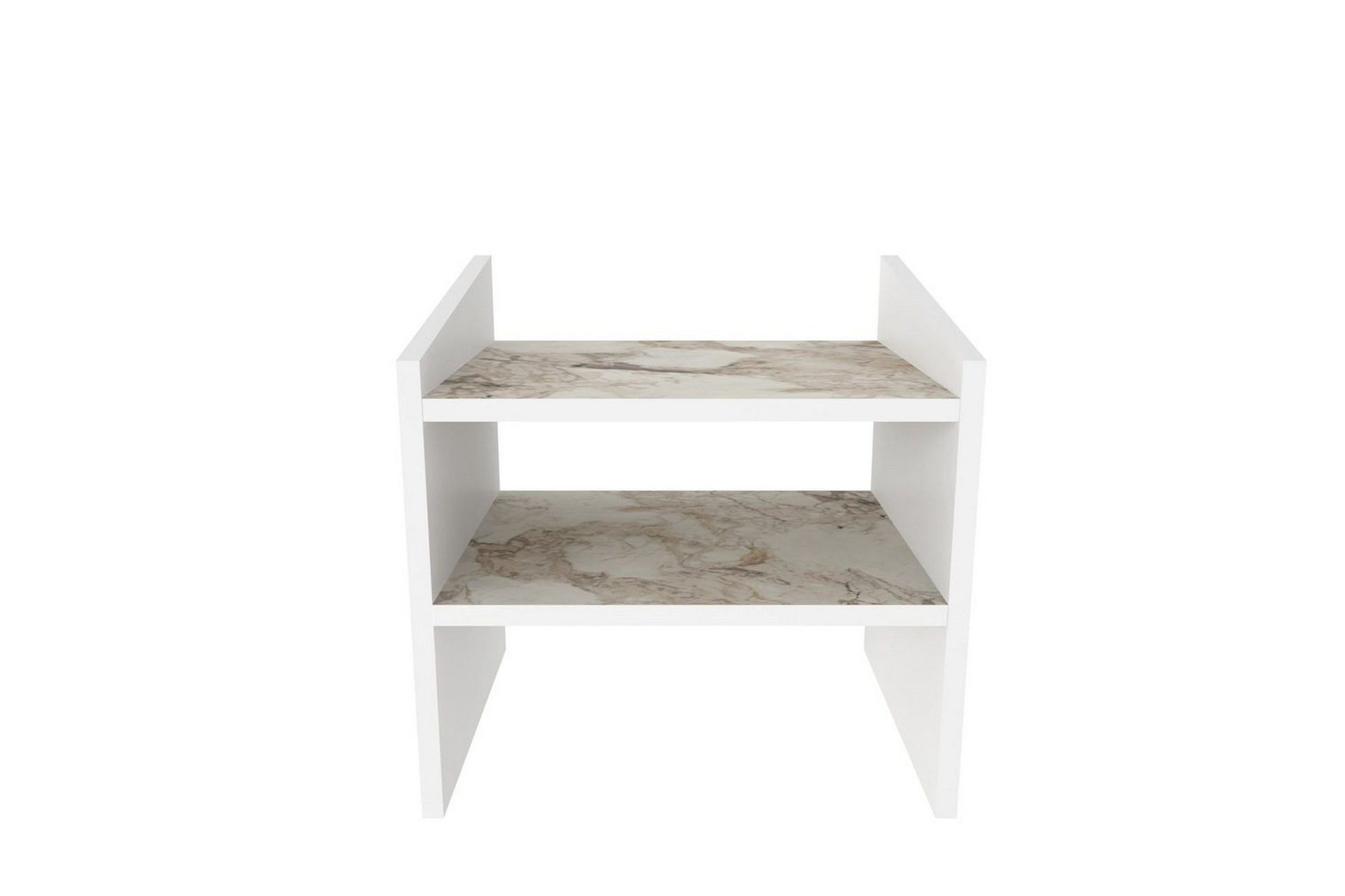 Zalric Nattbord 45 cm - Hvit