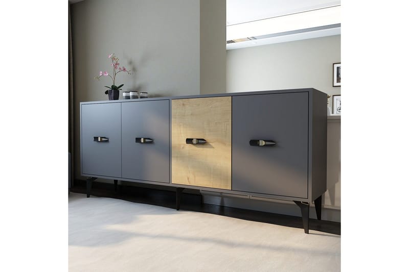 Zaven Konsollbord 180 cm - Antrasitt - Møbler - Bord - Avlastningsbord - Gangbord