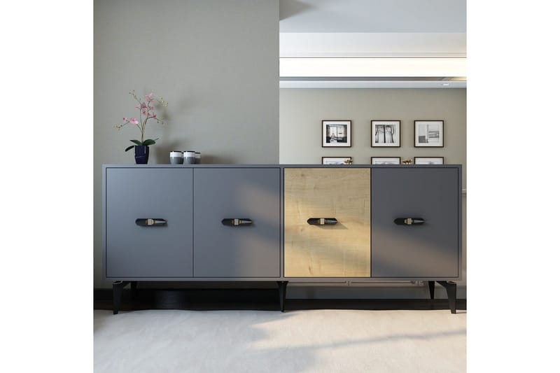 Zaven Konsollbord 180 cm - Antrasitt - Møbler - Bord - Avlastningsbord - Gangbord