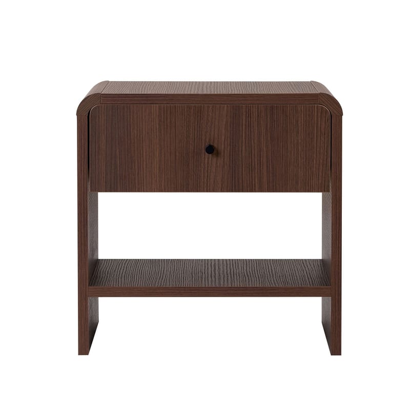 Zavio Nattbord 45x45x40 cm - Milano Walnut - Møbler - Bord - Avlastningsbord - Sengebord & nattbord
